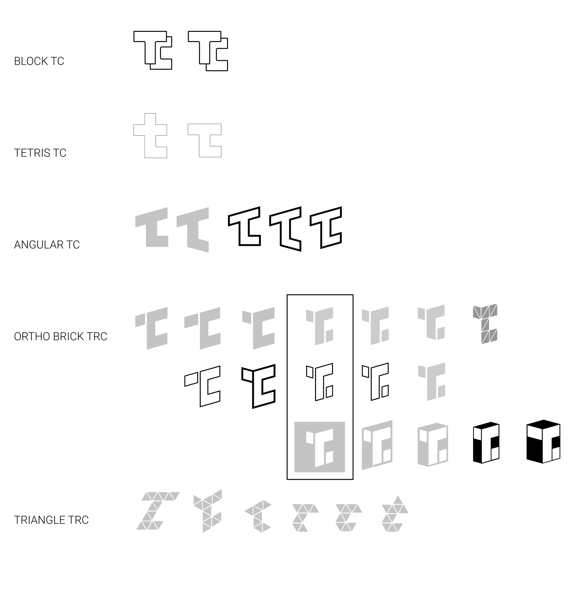 TRC Logo Vector Iterations